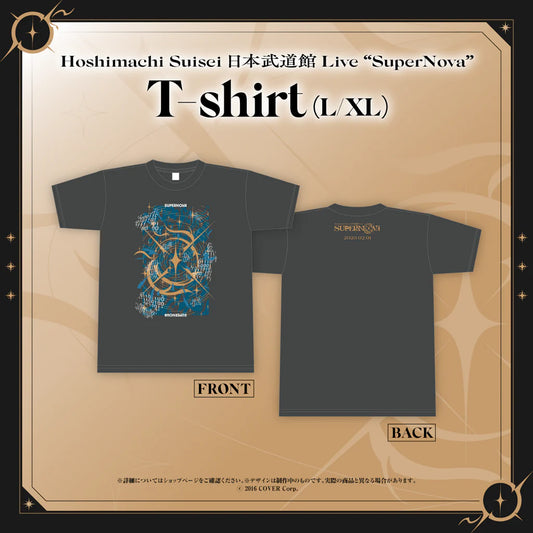 現貨 Hoshimachi Suisei 日本武道館 Live “SuperNova” T-SHIRT L SZIE