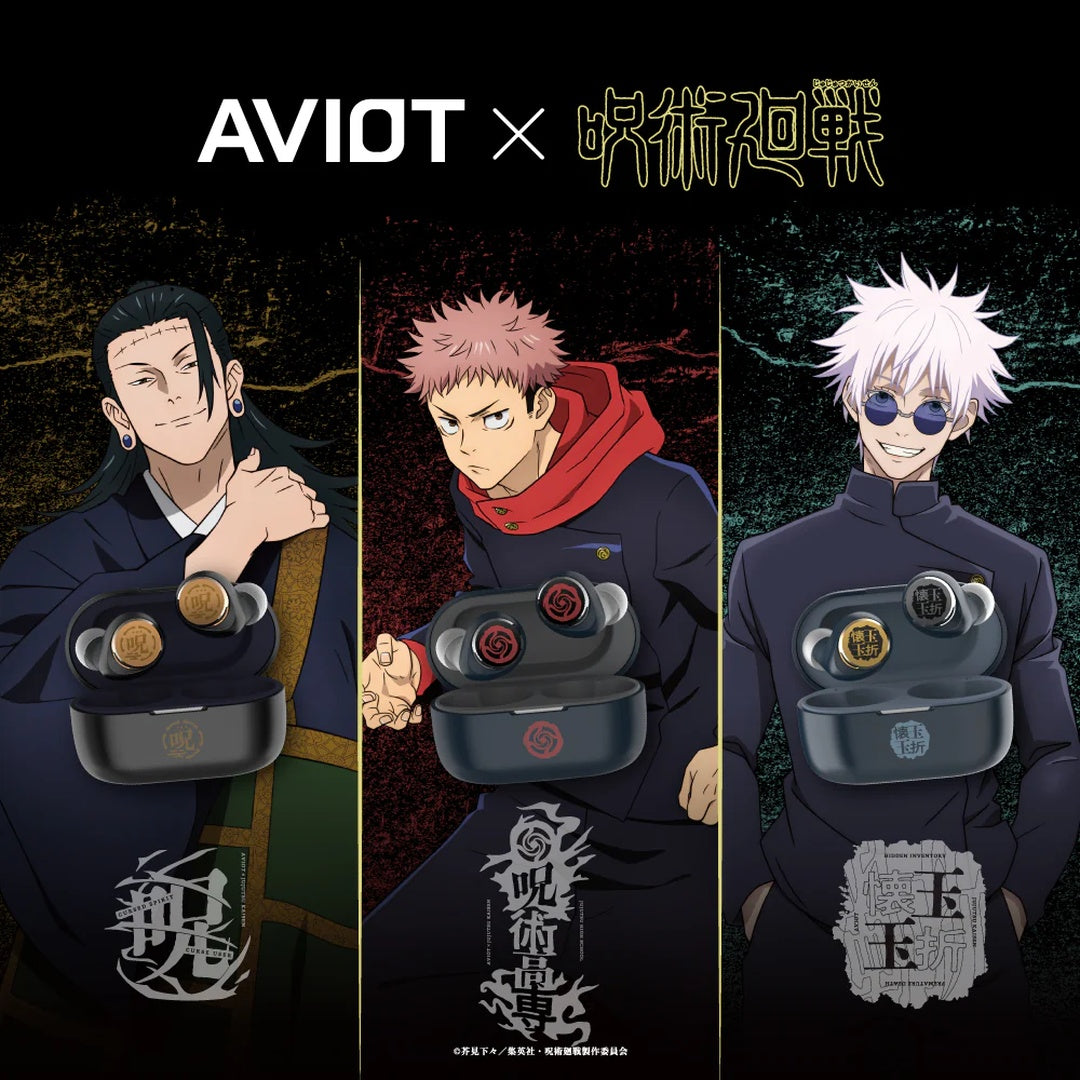  [pre-order]《呪術廻戦》(Jujutsu Kaisen)  x  AVIOT Wireless Headphone (TE-V1R-JK)