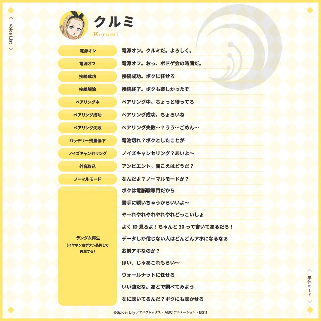 [pre-order] 《リコリス・リコイル》(Lycoris Recoil 莉可麗絲)  x  AVIOT Wireless Headphone (TE-V1R-LYC)