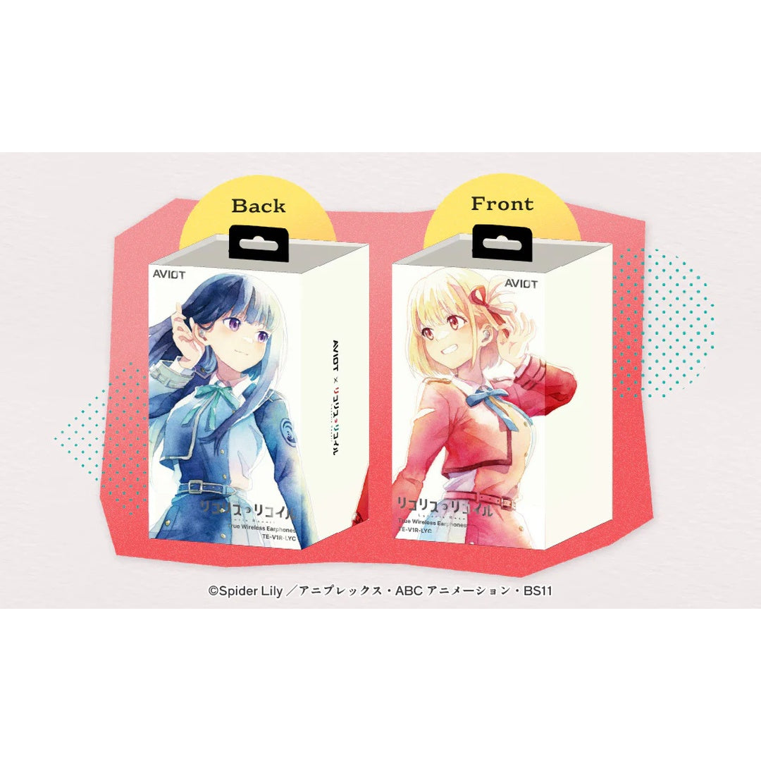  [pre-order] 《リコリス・リコイル》(Lycoris Recoil 莉可麗絲)  x  AVIOT Wireless Headphone (TE-V1R-LYC)