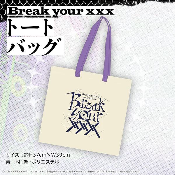 [In-stock]  Tokoyami Towa 1st Solo Live "Break your ×××" Concert Goods