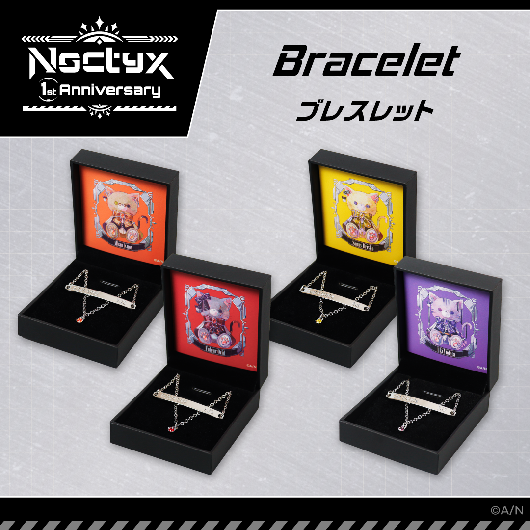 [In-stock]  Nijisanji 【Noctyx 1st Anniversary】Bracelet