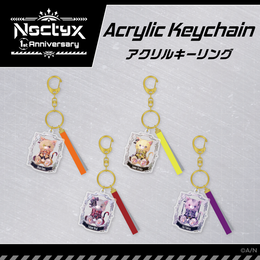  [In-stock]  Nijisanji Noctyx 1st Anniversary Acrylic  KeyChain