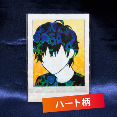 [In-stock] transparent card sleeves  -glitter heart pattern (conc-mv13) 63㎜×89㎜ 30 sheets