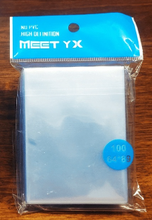 [In-stock] MEET YX Transparent card sleeves (64x89mm) 100pcs