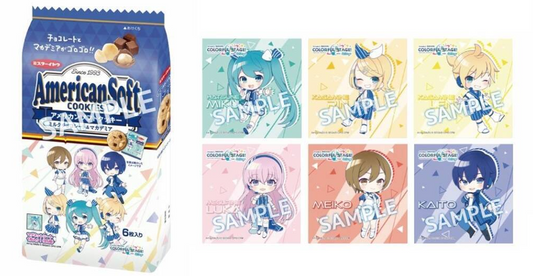[In-stock]  World Project Colorful Stage! feat. Hatsune Miku x Lawson cookies with 1 random magnet sticker (last one) [Expiration date expired]