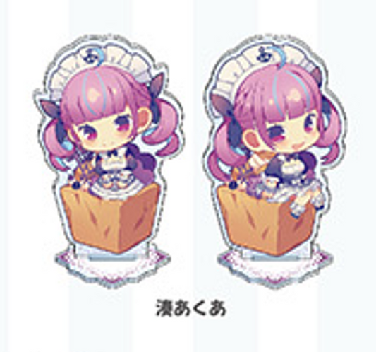 [In-stock] HoloLive x Pasela Collaboration Cafe - Minato Aqua 湊あくあ Q version Acrylic Stand