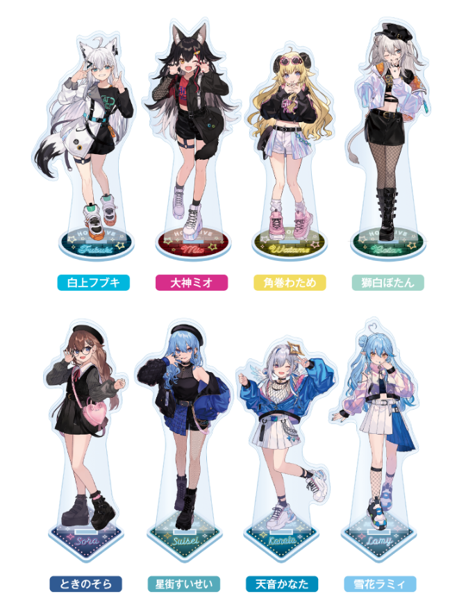 [In-stock]  hololive x FamilyMart 初夏のホロまつり Acrylic Stand