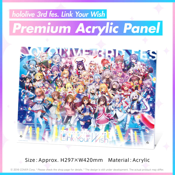 「現貨」hololive 3rd fes. Link Your Wish 亞克力板畫