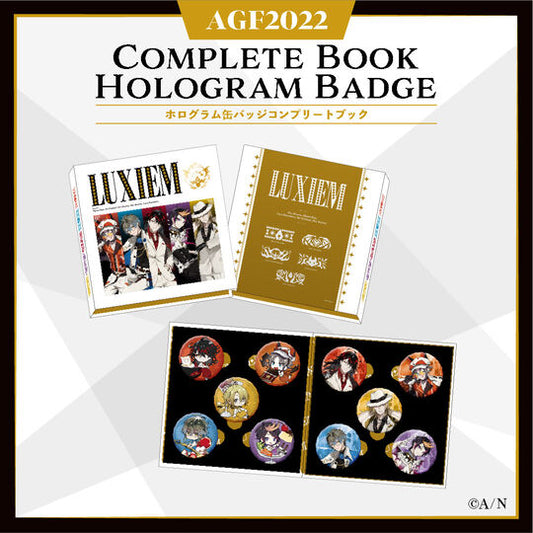 [In-stock]  Nijisanji AGF2022 Luxiem full badge collection book