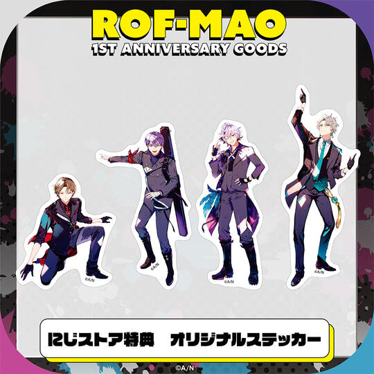 [In-stock] Nijisanji 【ROF-MAO 1st Anniversary】Bouns stickers