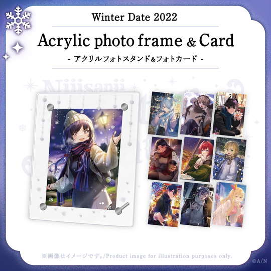 「現貨」Nijisanji 【winter date 2022】亞克力相架&照片卡