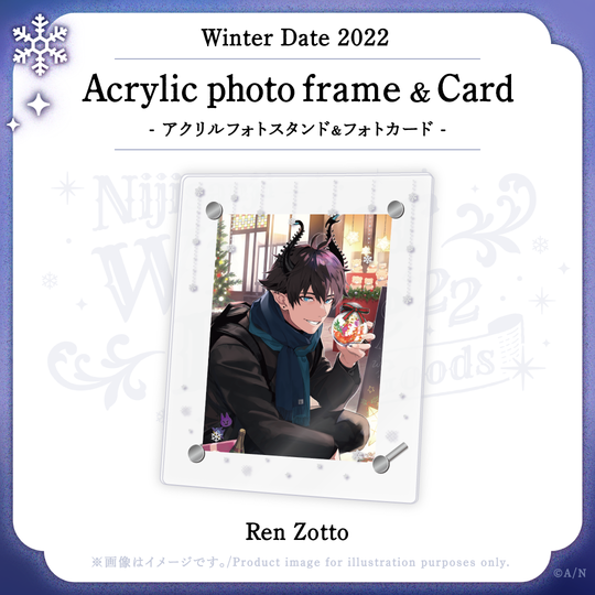 「現貨」Nijisanji 【winter date 2022】亞克力相架&照片卡