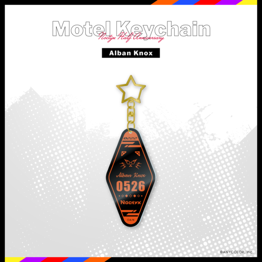 [In-stock]  Nijisanji 【Noctyx Half Anniversary】KeyChain