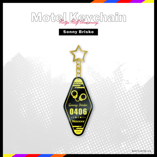 [In-stock]  Nijisanji 【Noctyx Half Anniversary】KeyChain