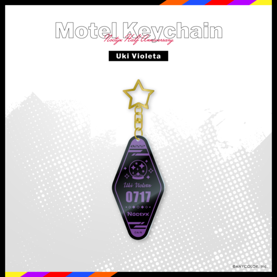 [In-stock]  Nijisanji 【Noctyx Half Anniversary】KeyChain