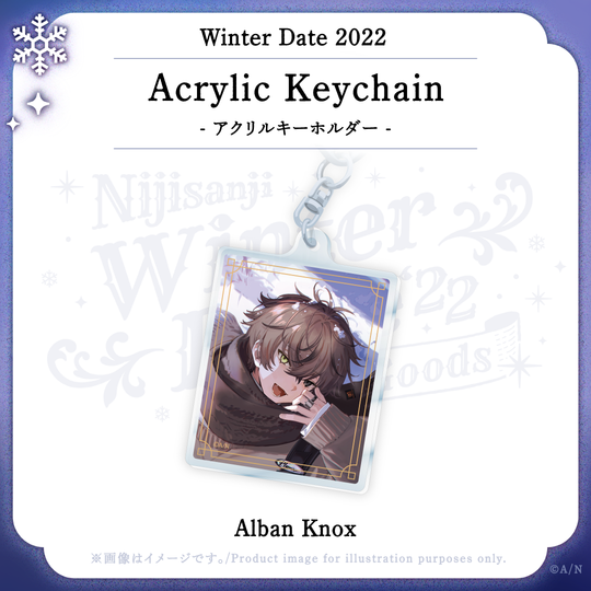 [In-stock]  Nijisanji 【winter date 2022】KeyChain