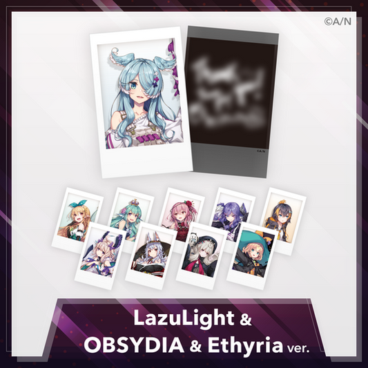 [In-stock] 【NIJISANJI EN Unit Art】LazuLight＆OBSYDIA＆Ethyria ver. cheki