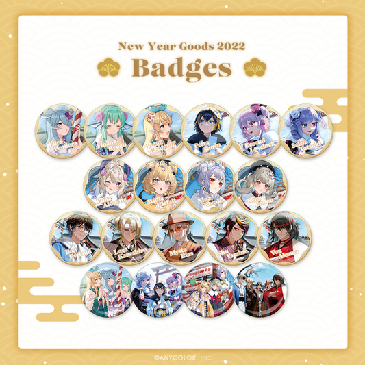[In-stock]  Nijisanji【EN New Year Goods 2022】 badge