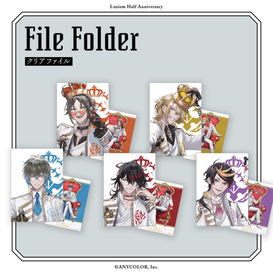 「現貨」Nijisanji Luxiem Half Anniversary A4 File