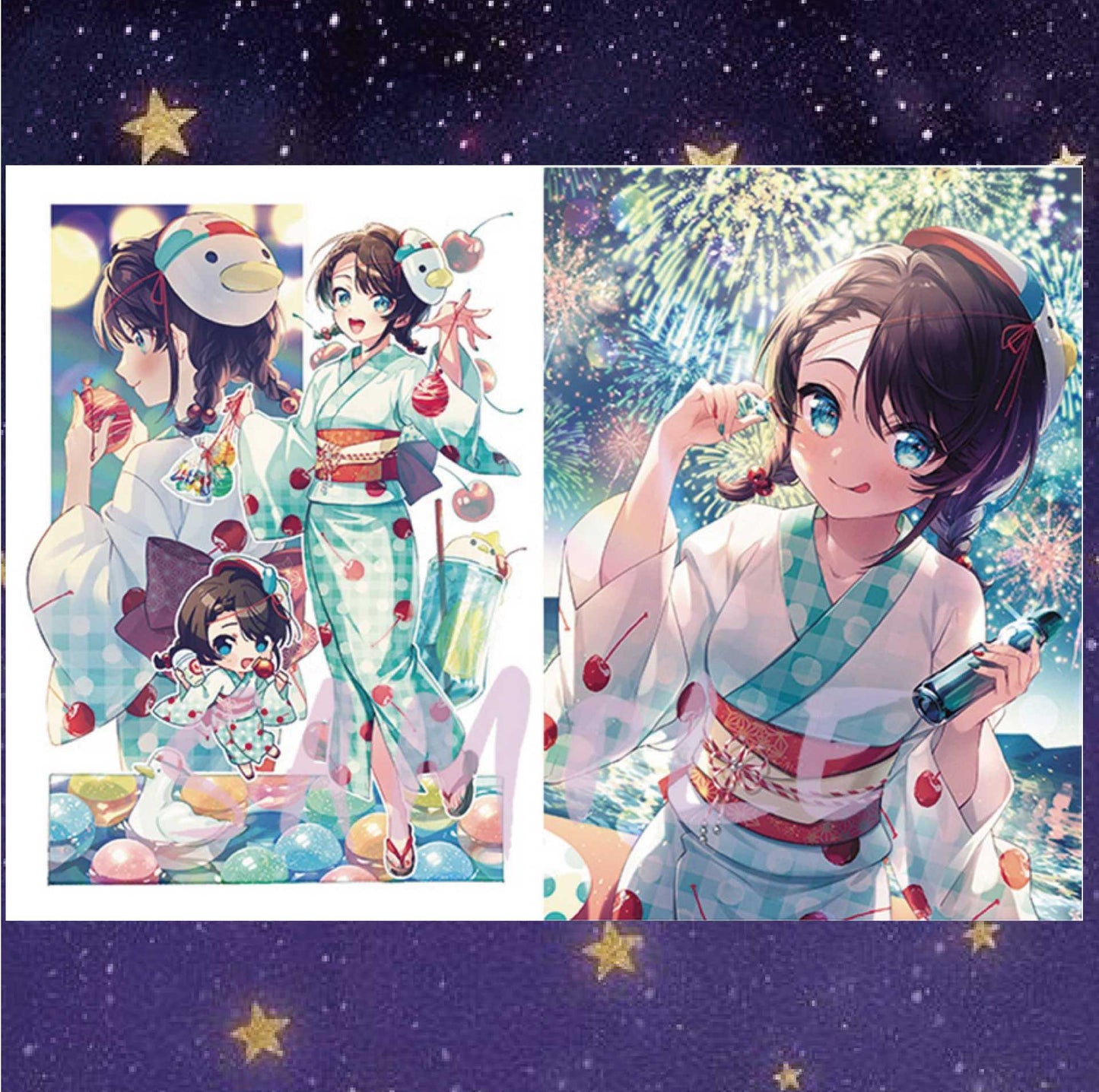 [pre-order] Rabbit BOSS Summer Day Fireworks Fanart book