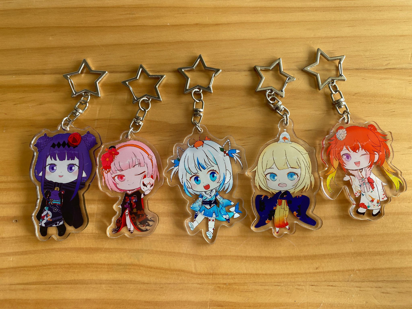 [In-stock] Hololive myth Acrylic KeyChain (Fanart)
