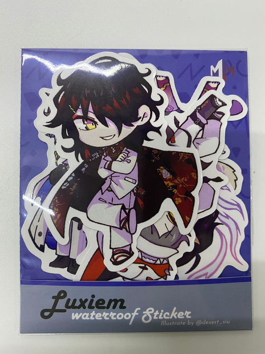 [In-stock] Nijisanji Luxiem Sticker (Fanart)