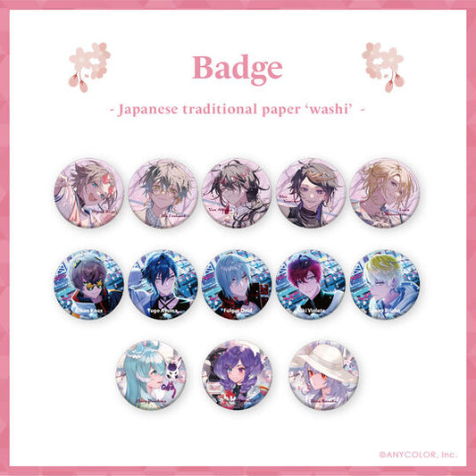 [In-stock] Nijisanji 【Sakura Bloom Goods 2022】Badge