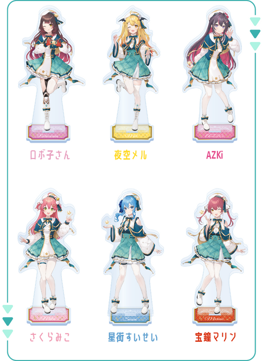 「現貨」 hololive×FamilyMart 校服ver. 亞克力立牌