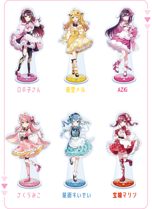 [In-stock]  hololive×FamilyMart cake skirt ver. Acrylic Stand