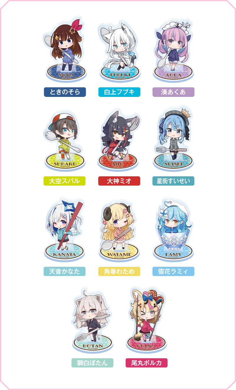 [In-stock]  Early Summer Holo Festival - Q ver. Acrylic Stand