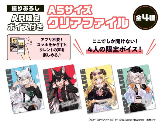 「現貨」 Hololive x familymart 初夏のホロまつり 第一彈 A5 File
